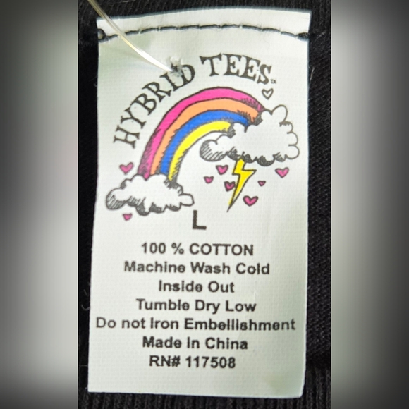 NEW ROCK REBEL JUNIORS LARGE TEE - Picture 3 of 4